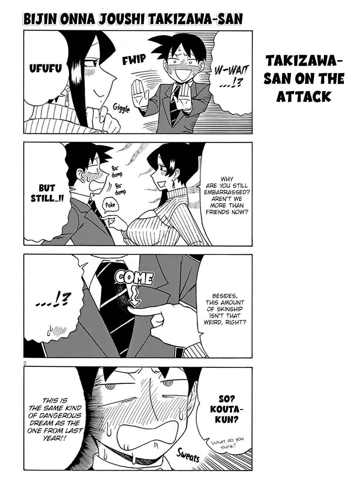 Page 2 Chapter 107 Bijin Onna Joushi Takizawa-san