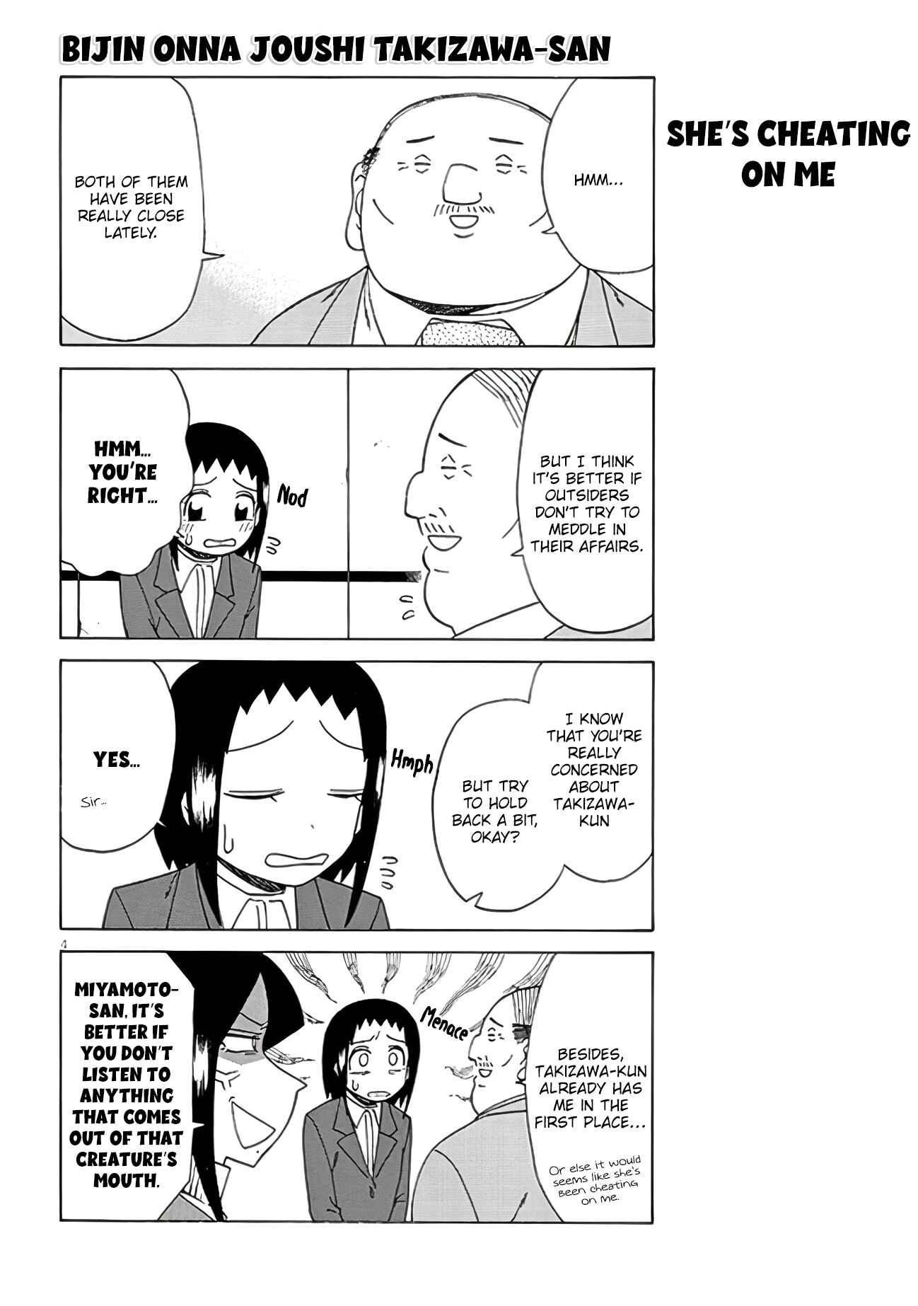 Page 4 Chapter 111 Bijin Onna Joushi Takizawa-san