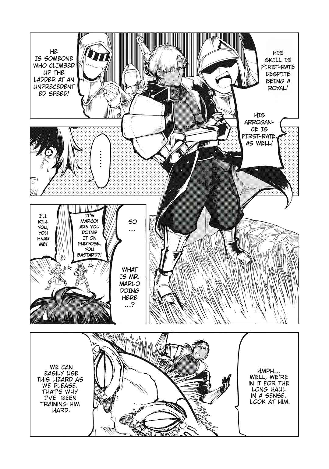 Page 4 Chapter 8 Kuni wo Owareta Ryuushi-san, Hirowareta Ringoku de Ukkari Musou Shite Shimau. ~Jakushou Kokka ga Tairiku Saikyou no Ryuu no Rakuen ni Naru made~