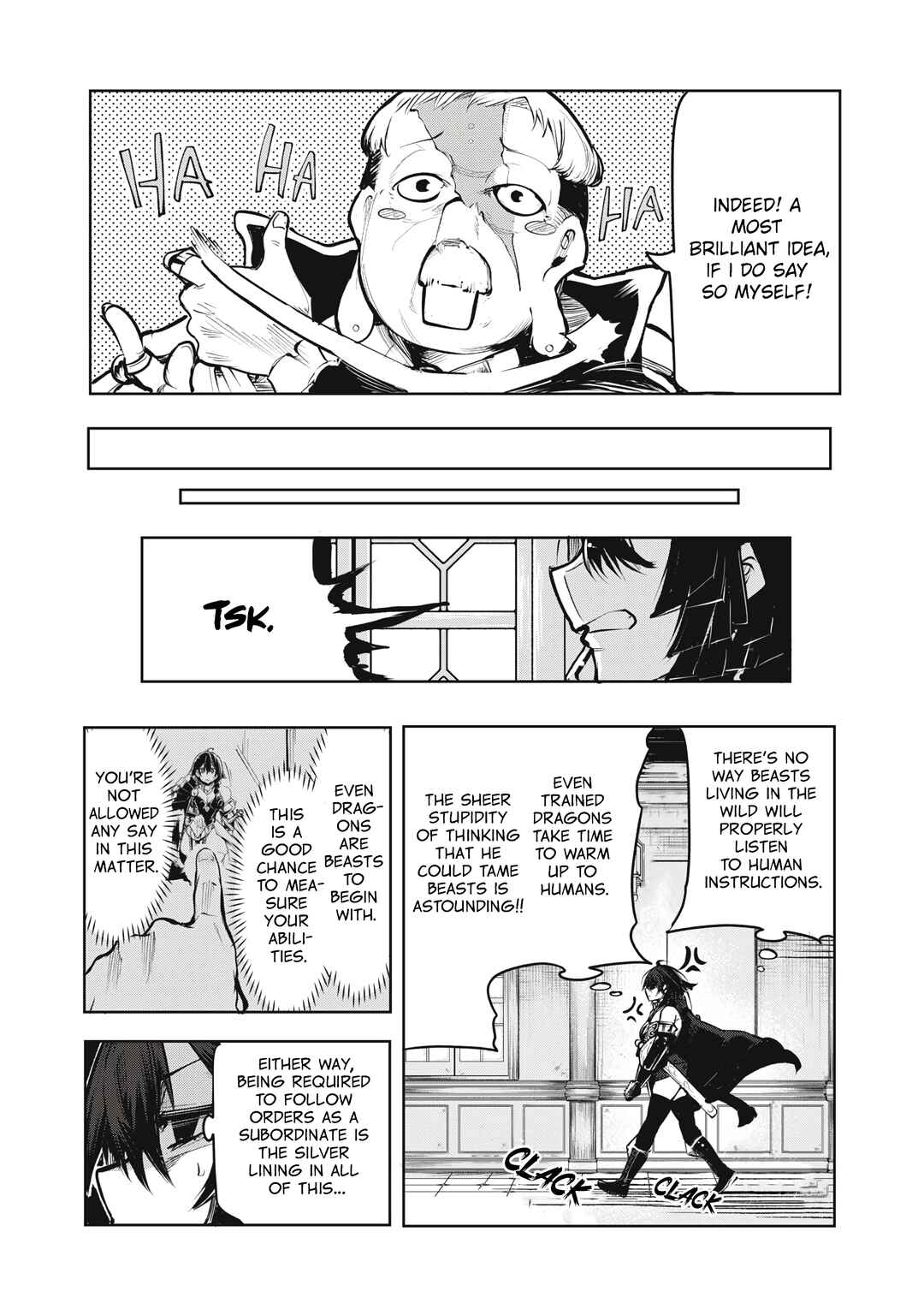 Page 5 Chapter 4 Kuni wo Owareta Ryuushi-san, Hirowareta Ringoku de Ukkari Musou Shite Shimau. ~Jakushou Kokka ga Tairiku Saikyou no Ryuu no Rakuen ni Naru made~