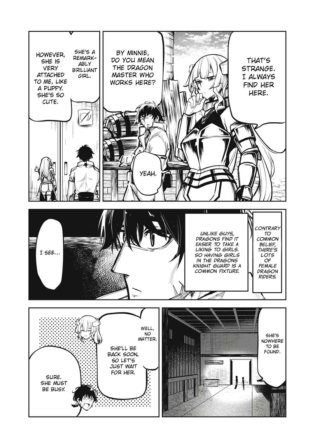 Page 13 Chapter 2.1 Kuni wo Owareta Ryuushi-san, Hirowareta Ringoku de Ukkari Musou Shite Shimau. ~Jakushou Kokka ga Tairiku Saikyou no Ryuu no Rakuen ni Naru made~