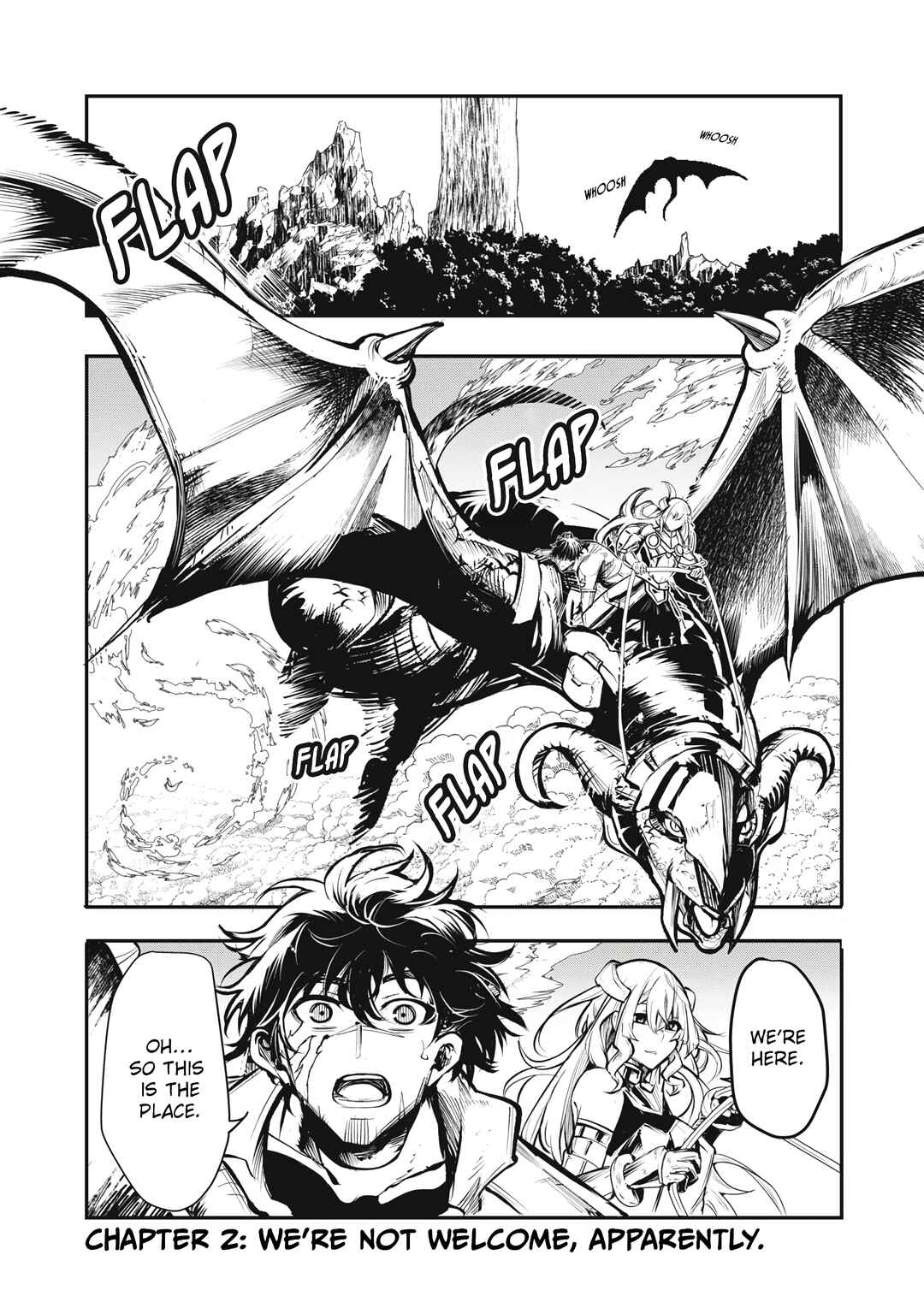Page 2 Chapter 2.1 Kuni wo Owareta Ryuushi-san, Hirowareta Ringoku de Ukkari Musou Shite Shimau. ~Jakushou Kokka ga Tairiku Saikyou no Ryuu no Rakuen ni Naru made~
