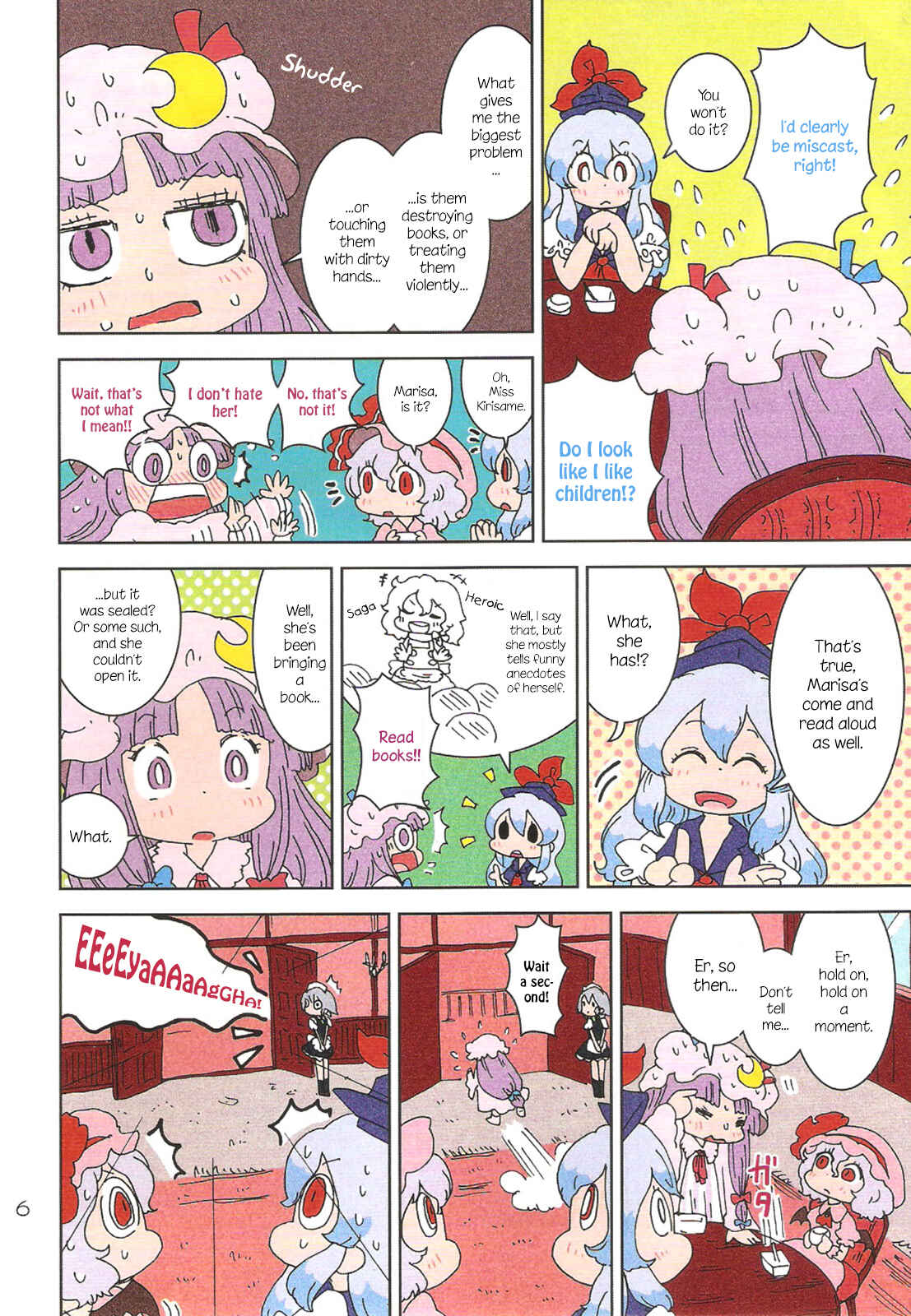 Page 6 Chapter Unknown_0547 Touhou - Yomikikase Pacche-san (Doujinshi)