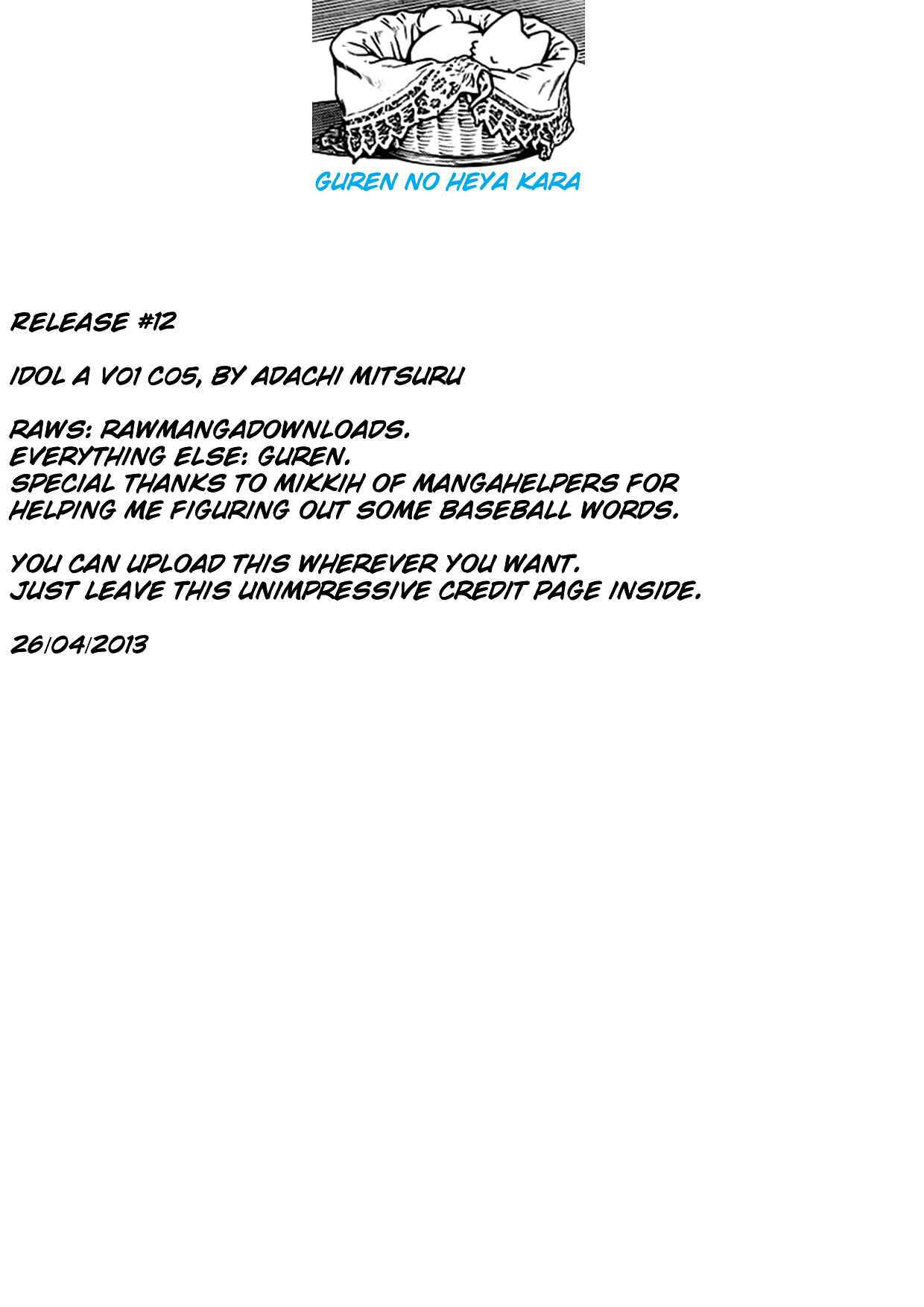 Page 1 Chapter 5 Idol A