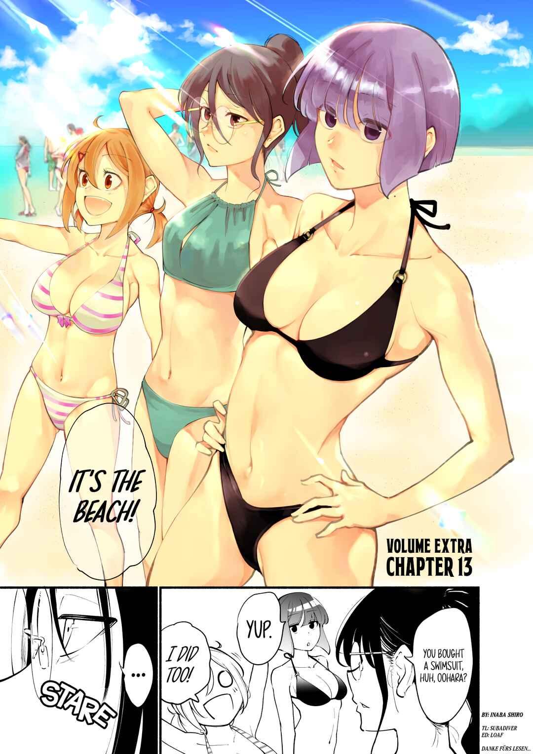 Page 1 Chapter 13 Koushinchou no Kouhai ♀ to Teishinchou no Senpai ♂ ga Renai ni Hatten Suru made