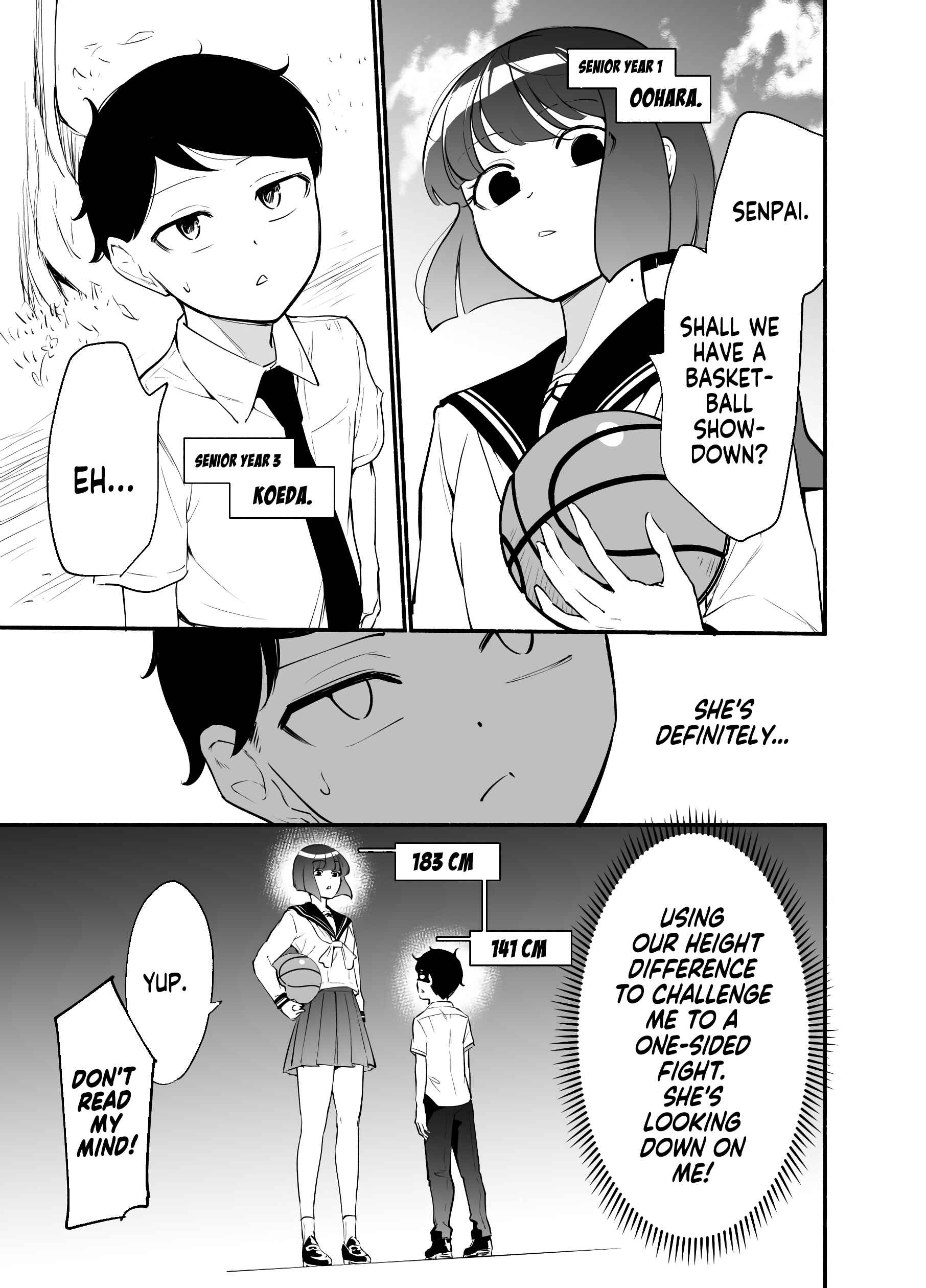 Page 1 Chapter 8 Koushinchou no Kouhai ♀ to Teishinchou no Senpai ♂ ga Renai ni Hatten Suru made