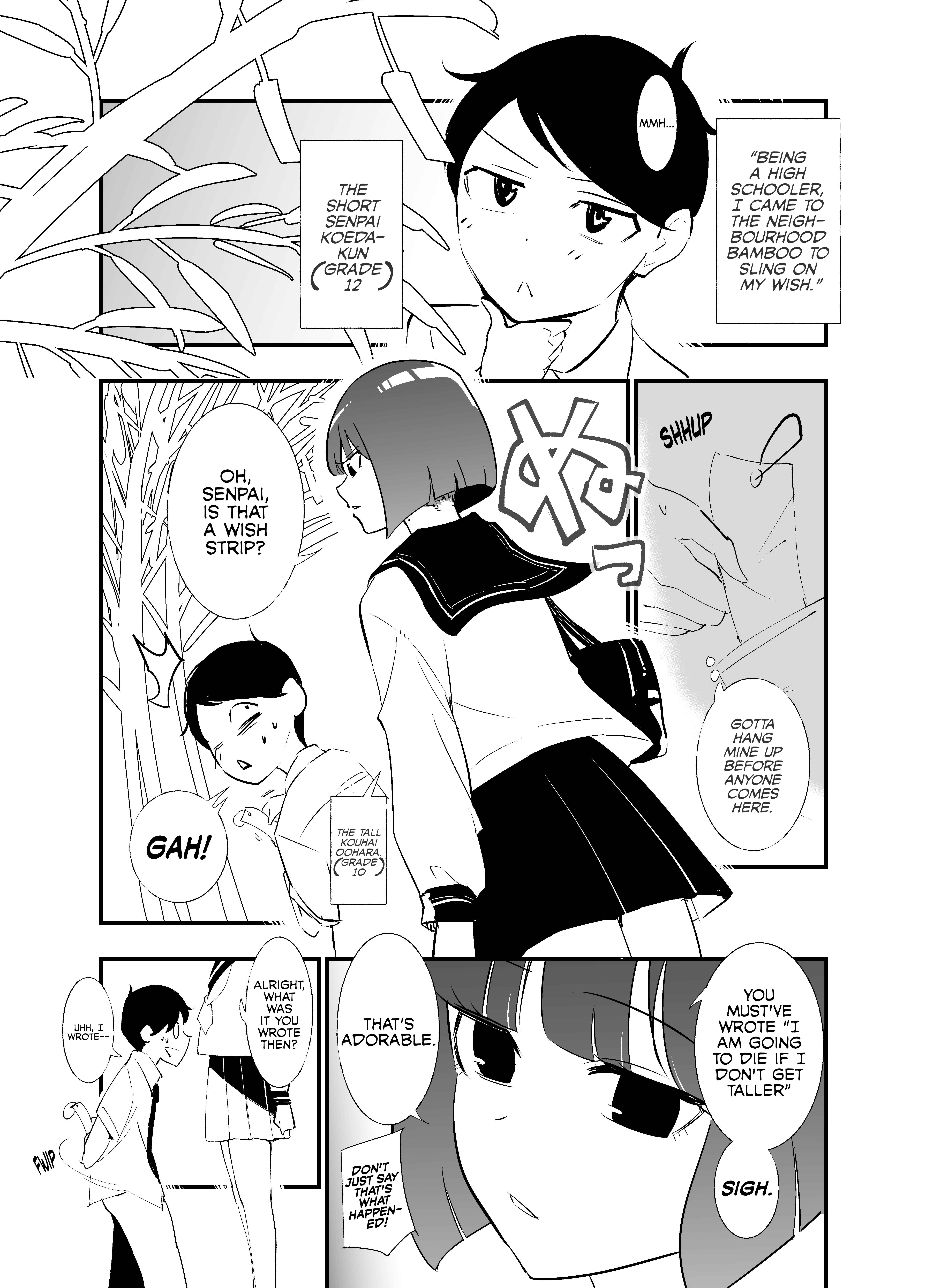 Page 1 Chapter 2 Koushinchou no Kouhai ♀ to Teishinchou no Senpai ♂ ga Renai ni Hatten Suru made