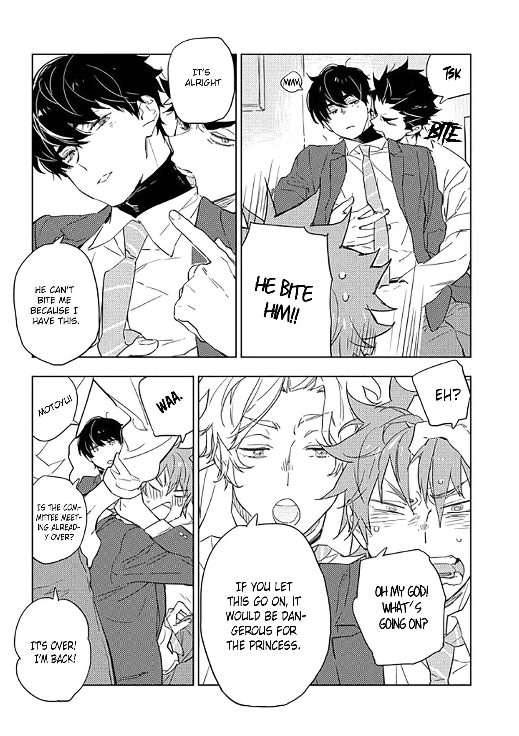 Page 14 Chapter 1 Mitsu ni Kiba