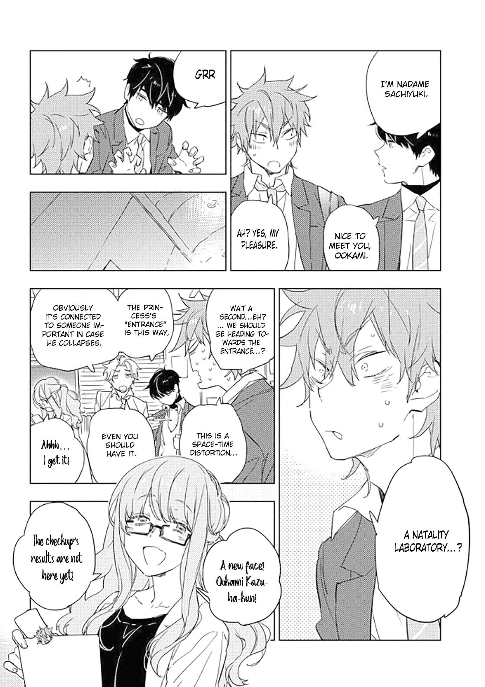 Page 18 Chapter 1 Mitsu ni Kiba