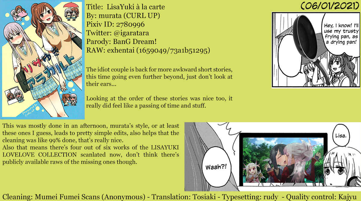 Page 33 Chapter Unknown_902c BanG Dream - LisaYuki à la carte (Doujinshi)