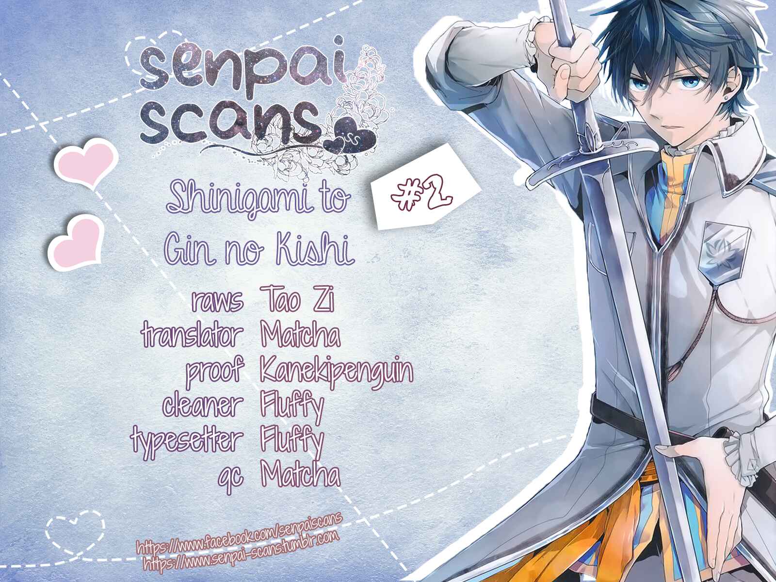 Page 1 Chapter 2 Shinigami to Gin no Kishi