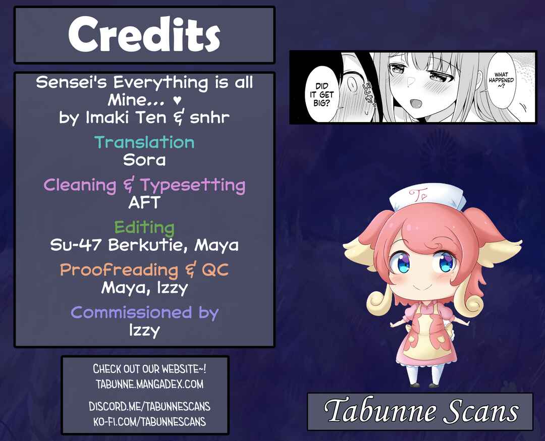 Page 26 Chapter Unknown_b7fe Blue Archive - Sensei no, Zenbu Watashi no Mono... ♥