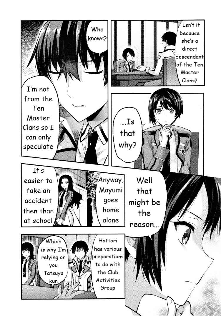 Page 14 Chapter 4 Mahouka Koukou no Rettousei - Kaichou Senkyo-hen