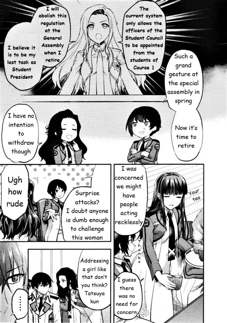 Page 5 Chapter 4 Mahouka Koukou no Rettousei - Kaichou Senkyo-hen