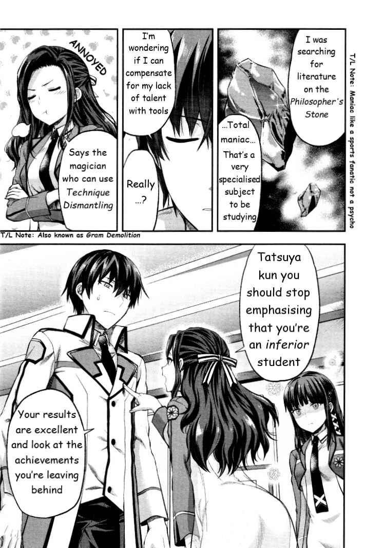 Page 9 Chapter 5 Mahouka Koukou no Rettousei - Kaichou Senkyo-hen