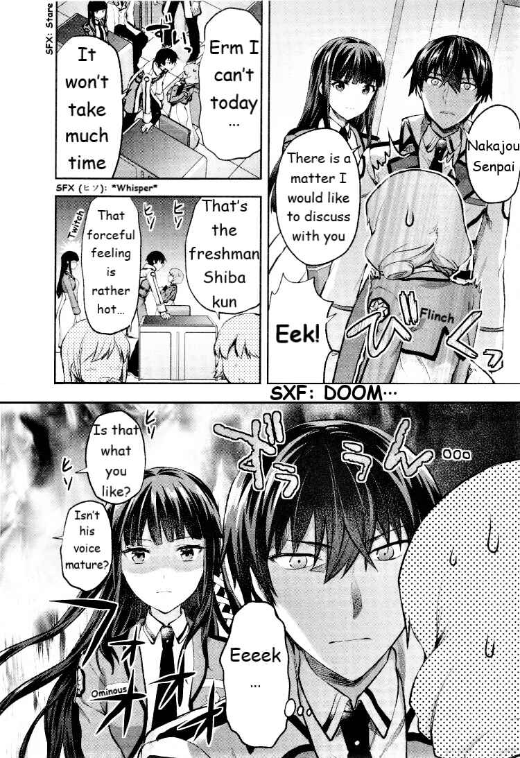 Page 12 Chapter 3 Mahouka Koukou no Rettousei - Kaichou Senkyo-hen