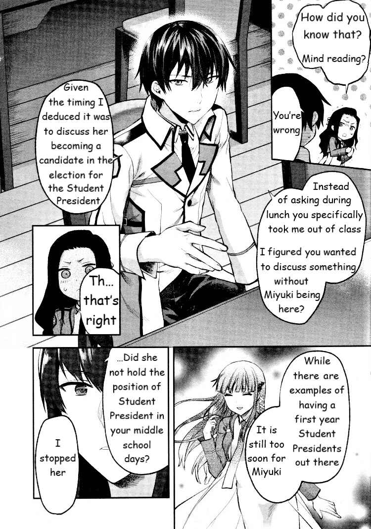 Page 6 Chapter 3 Mahouka Koukou no Rettousei - Kaichou Senkyo-hen
