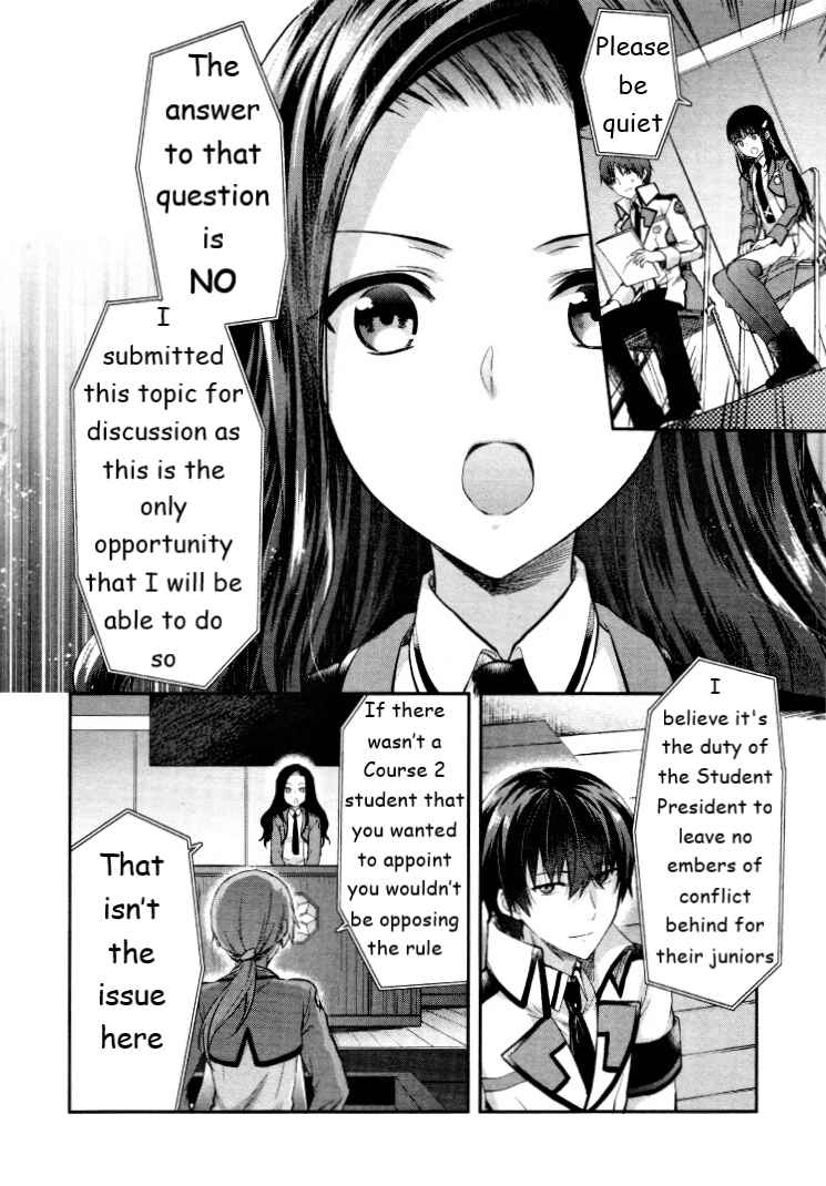 Page 8 Chapter 6 Mahouka Koukou no Rettousei - Kaichou Senkyo-hen