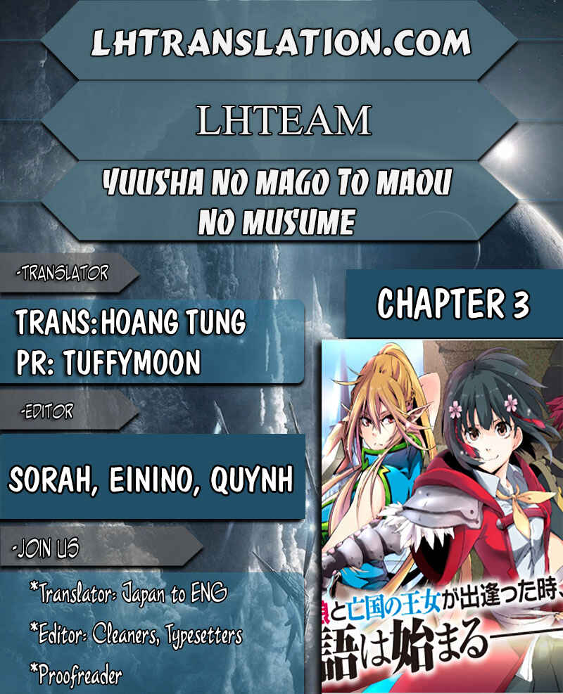 Page 1 Chapter 3 Yuusha no Mago to Maou no Musume