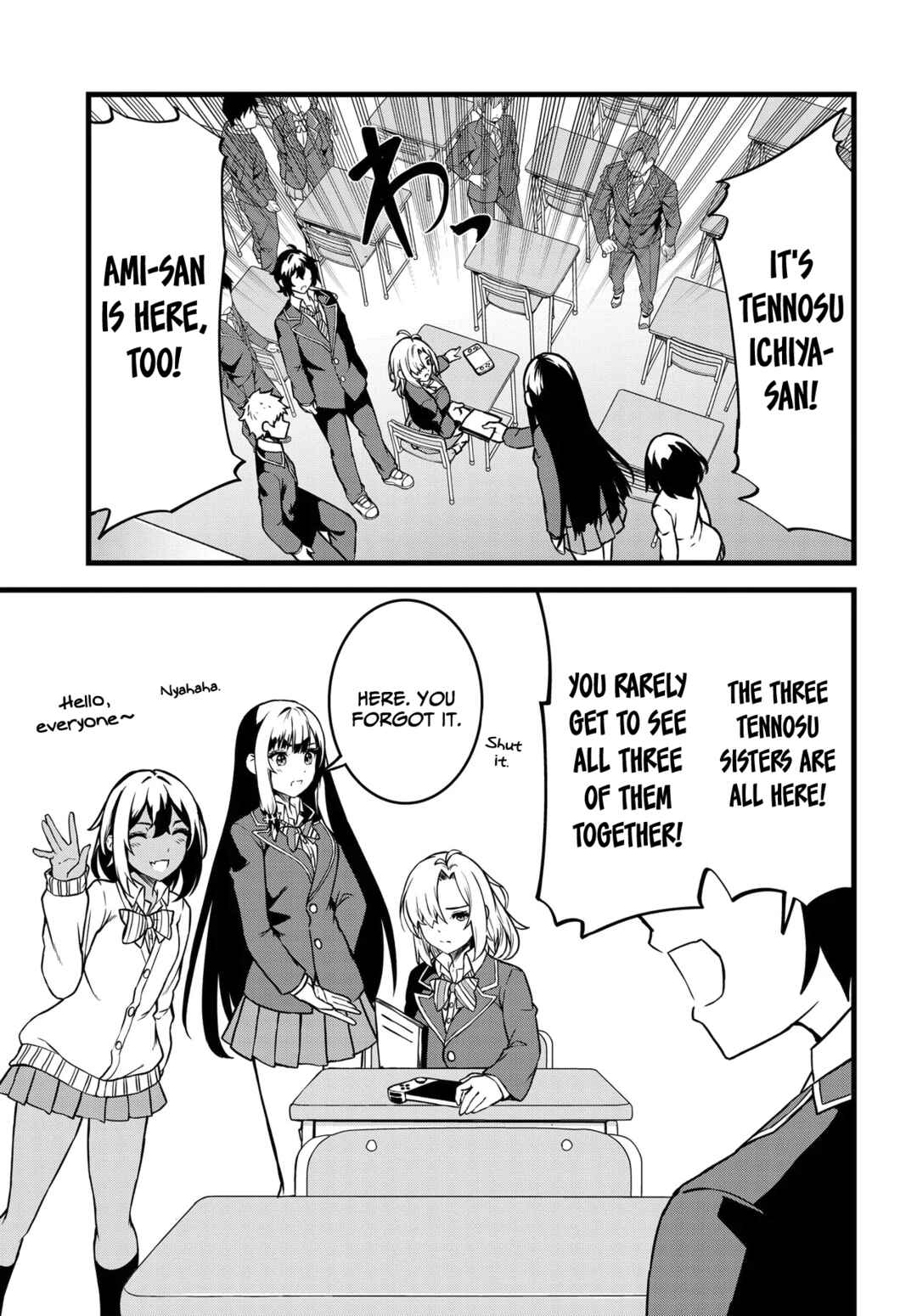 Page 11 Chapter 1.1 Tensai Bishoujo Sanshimai wa Isourou ni Dake Choro Kawaii