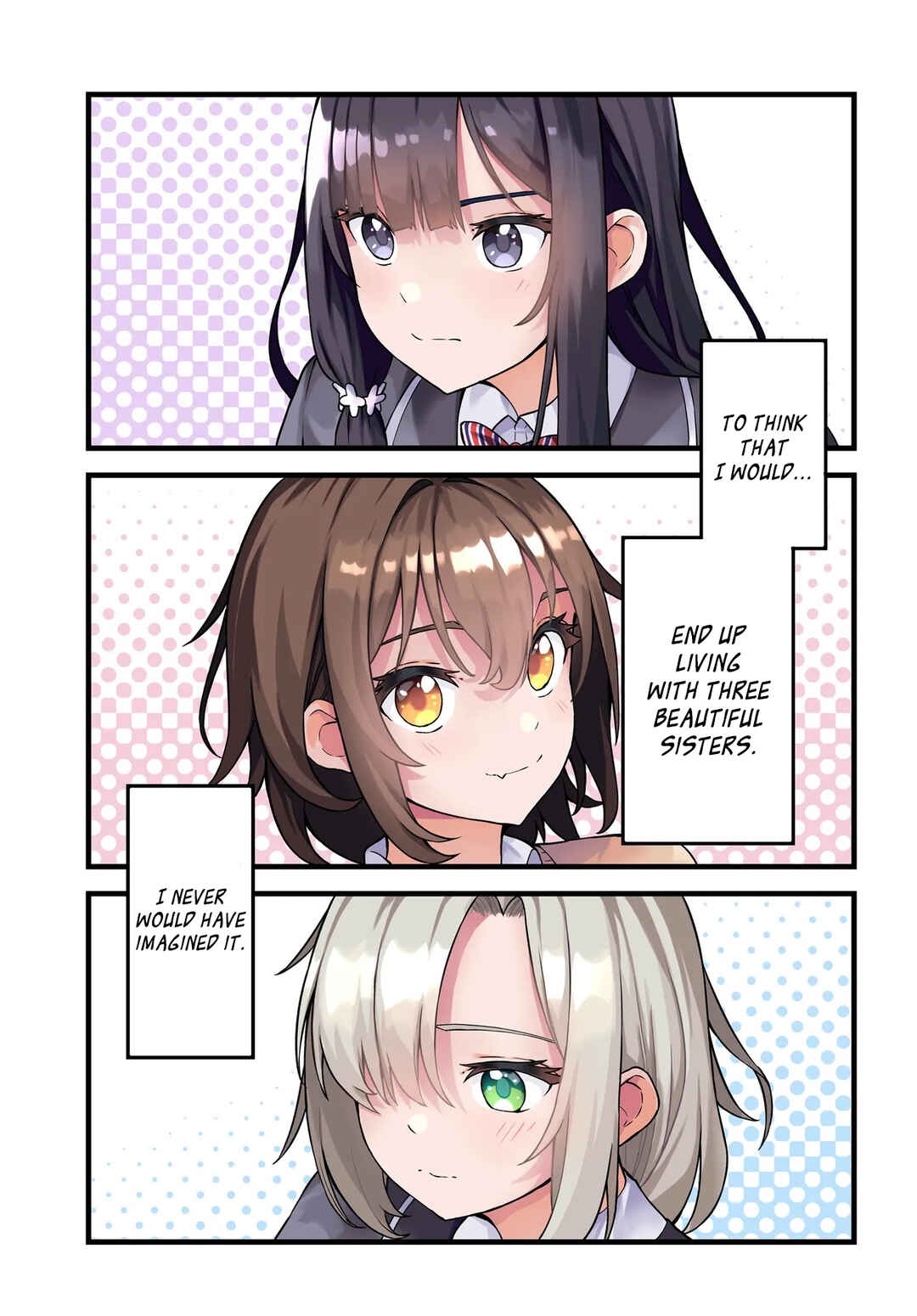 Page 2 Chapter 1.1 Tensai Bishoujo Sanshimai wa Isourou ni Dake Choro Kawaii