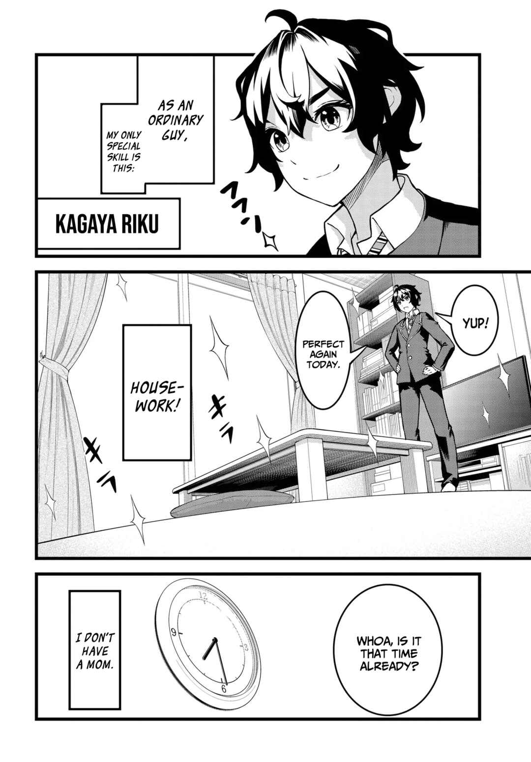 Page 4 Chapter 1.1 Tensai Bishoujo Sanshimai wa Isourou ni Dake Choro Kawaii