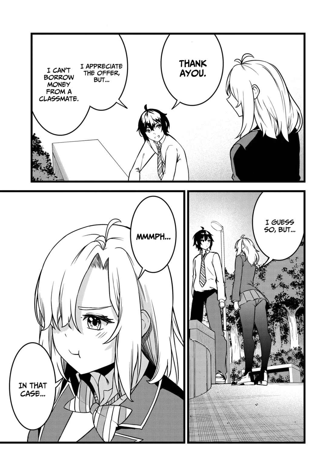 Page 16 Chapter 1.2 Tensai Bishoujo Sanshimai wa Isourou ni Dake Choro Kawaii