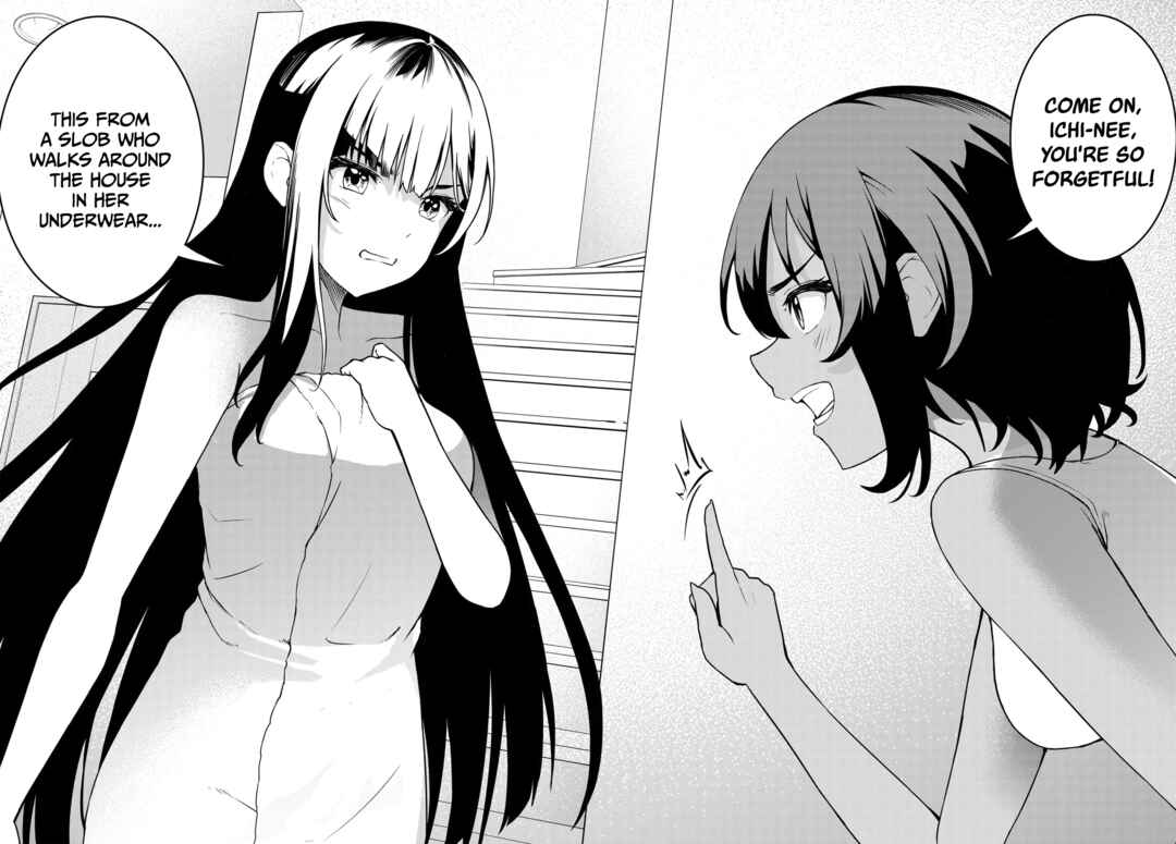 Page 21 Chapter 1.2 Tensai Bishoujo Sanshimai wa Isourou ni Dake Choro Kawaii