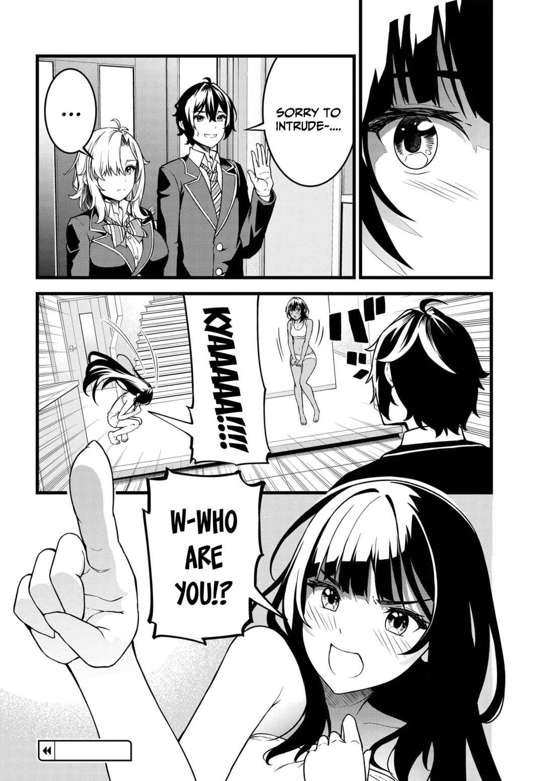 Page 22 Chapter 1.2 Tensai Bishoujo Sanshimai wa Isourou ni Dake Choro Kawaii