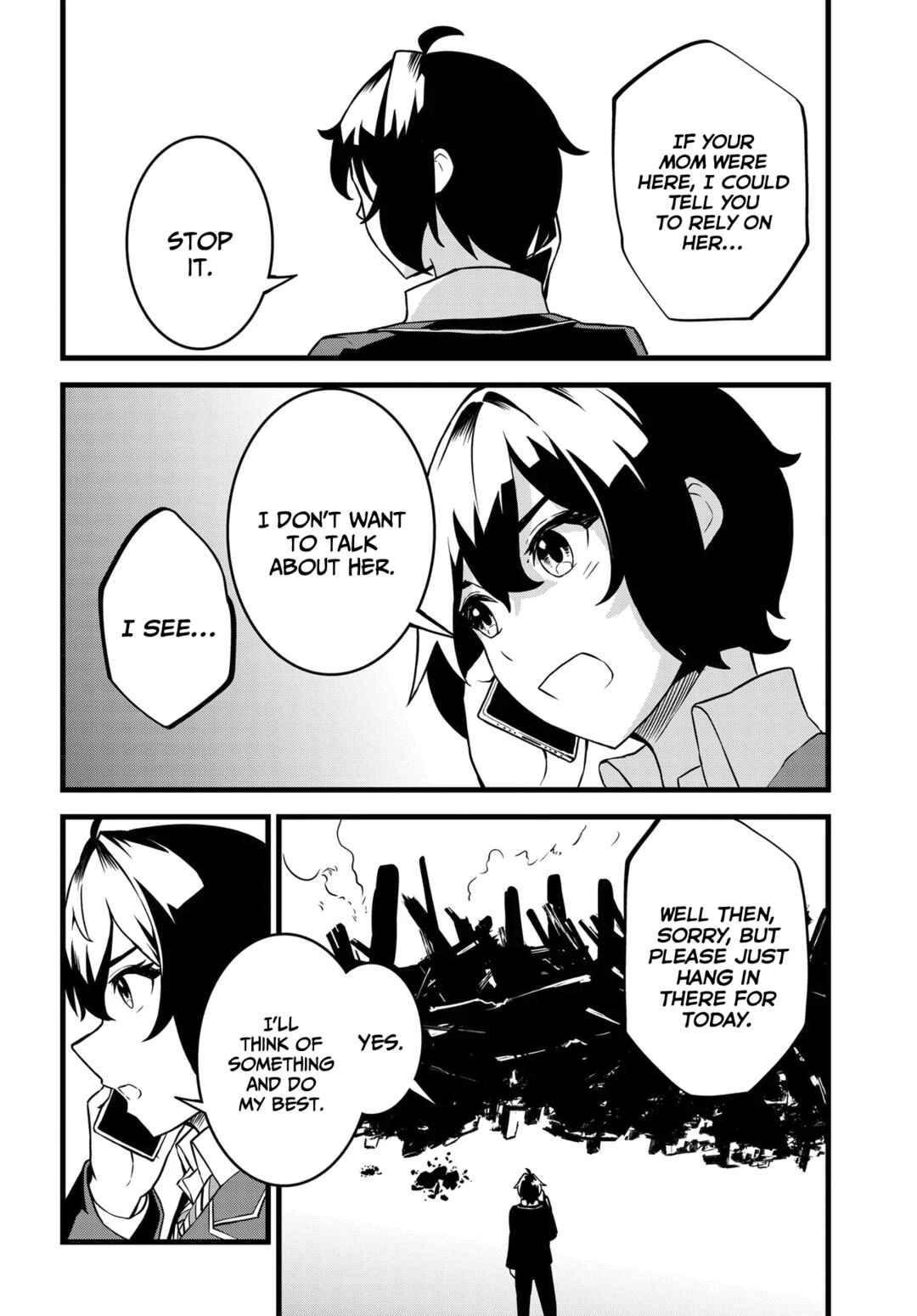 Page 3 Chapter 1.2 Tensai Bishoujo Sanshimai wa Isourou ni Dake Choro Kawaii