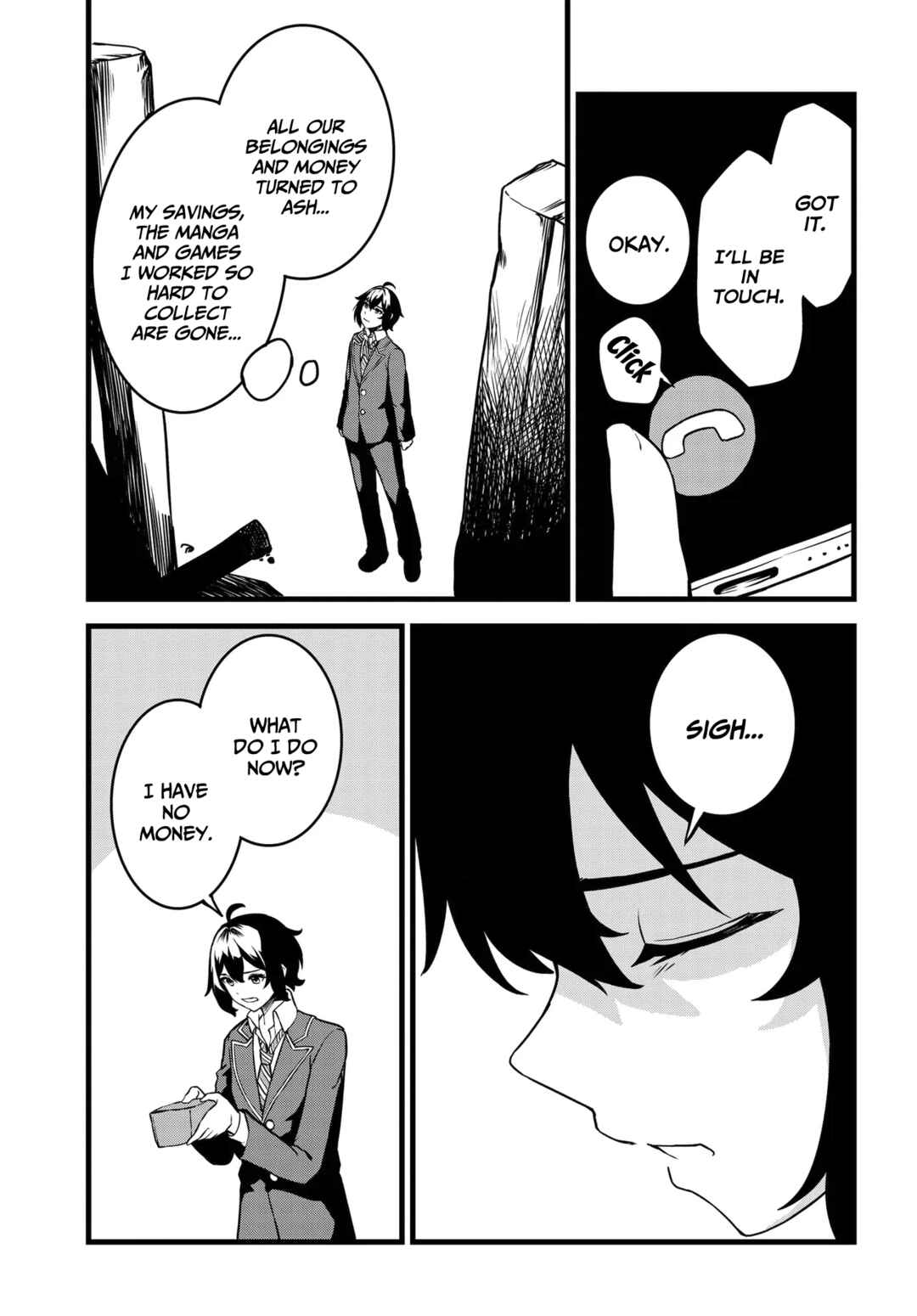 Page 4 Chapter 1.2 Tensai Bishoujo Sanshimai wa Isourou ni Dake Choro Kawaii