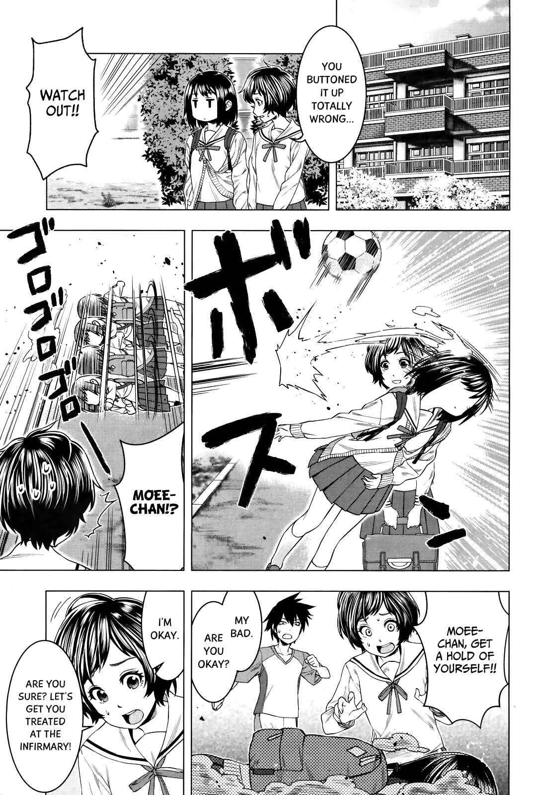Page 2 Chapter 4 Moee-chan wa Kinishinai