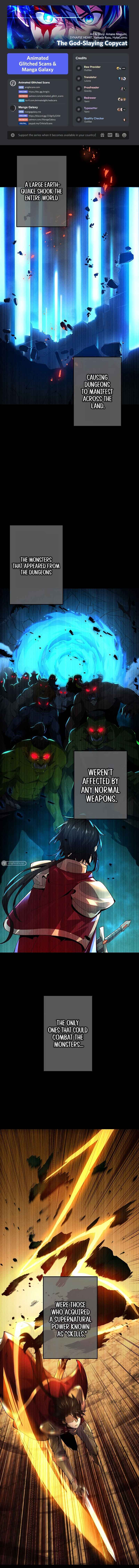 Page 1 Chapter 1 God-Slaying Copycat