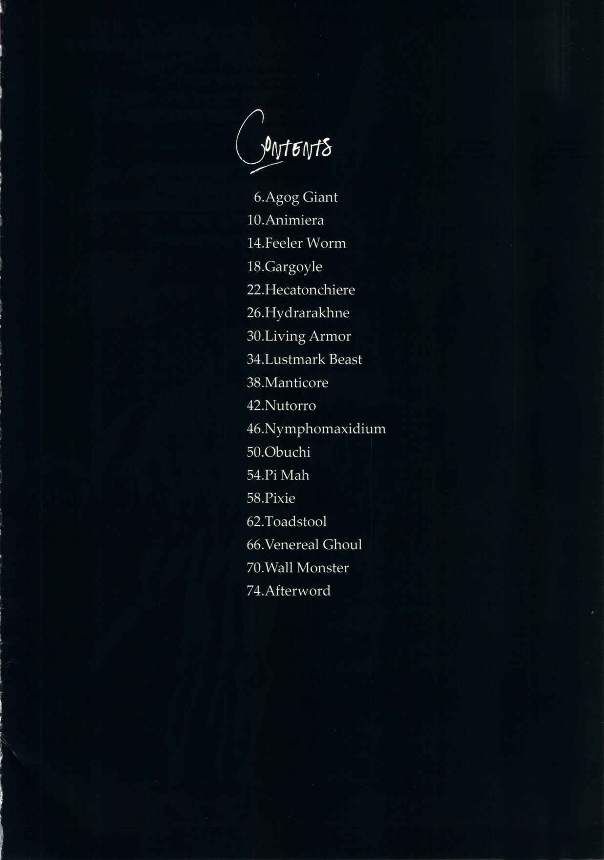 Page 5 Chapter 0 Bestiary -Monster Daihyakka-