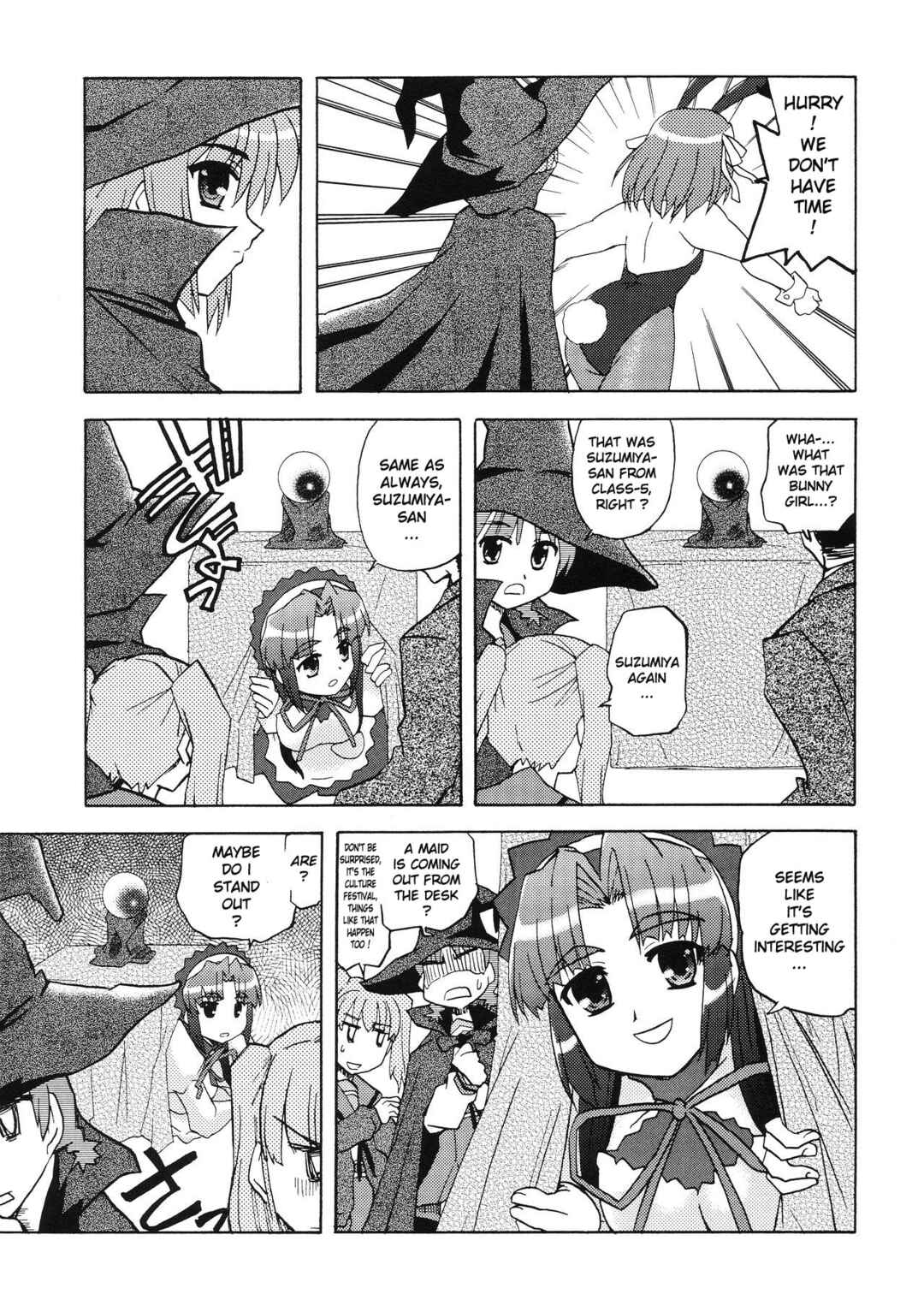 Page 10 Chapter Unknown_445c Suzumiya Haruhi no Yuutsu - Bannou Bunka Asakura Ryoko (Doujinshi)