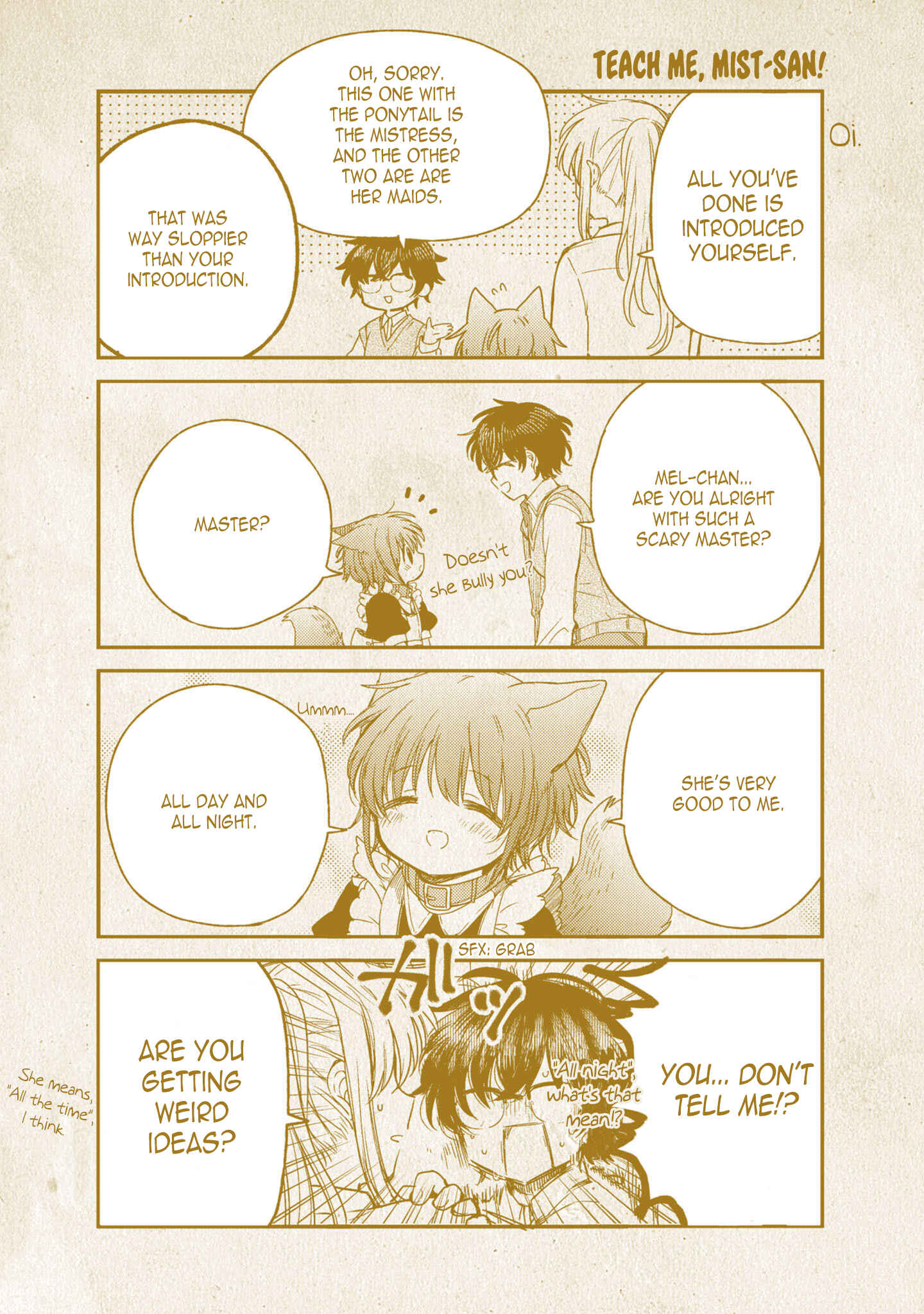 Page 25 Chapter 7 Goshujin-sama to Kemonomimi no Shoujo Meru