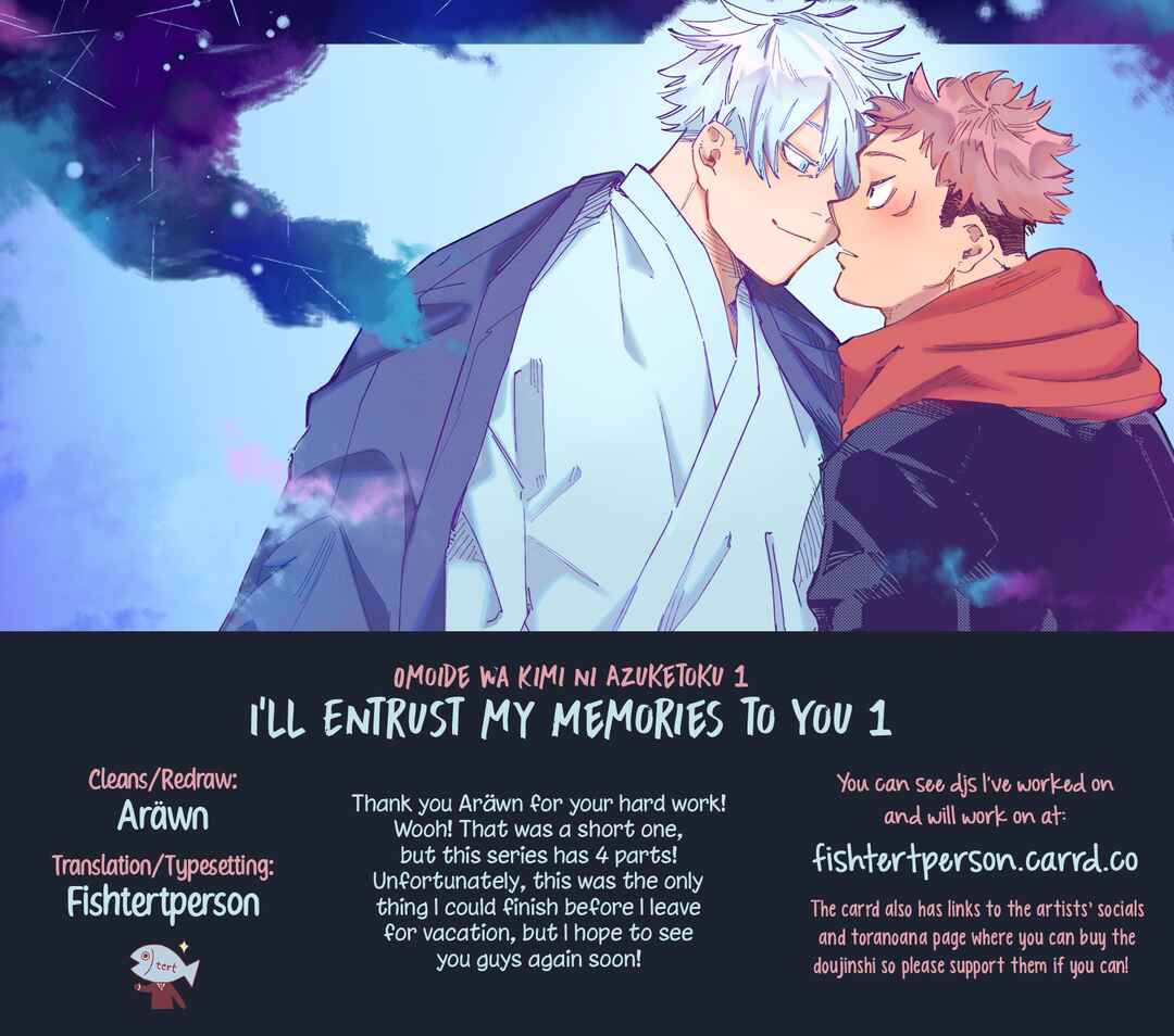 Page 13 Chapter 1 Jujutsu Kaisen - Omoide wa Kimi ni Azuketoku (Doujinshi)