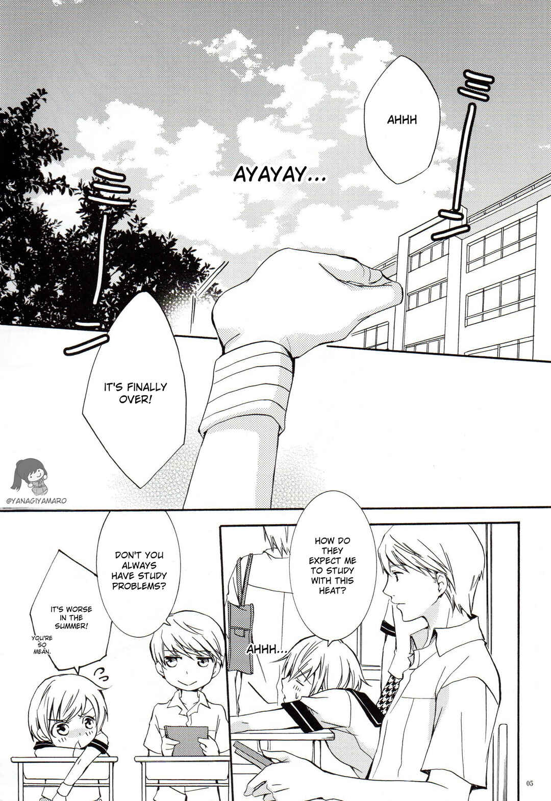 Page 1 Chapter Unknown_0d03 Persona 4 - Natsuiro Hokaugo Inspiration (Doujinshi)