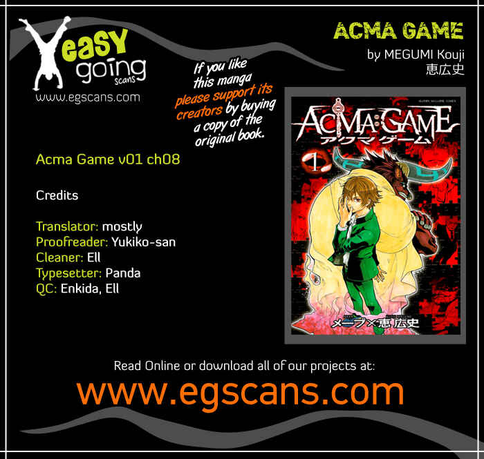 Page 1 Chapter 8 Acma:Game