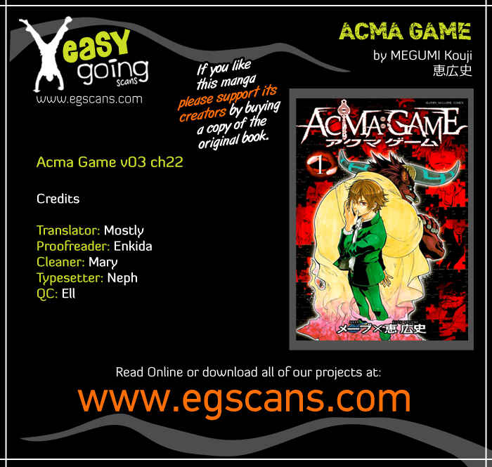Page 1 Chapter 22 Acma:Game