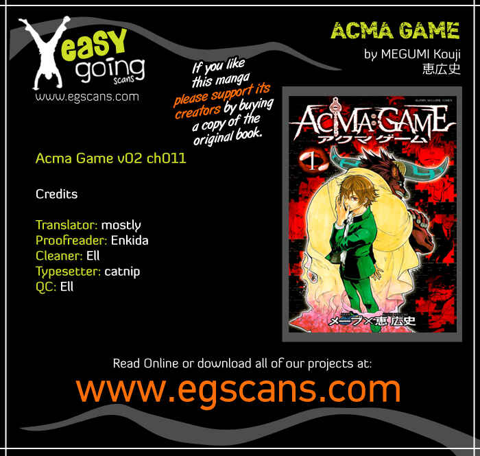 Page 1 Chapter 11 Acma:Game