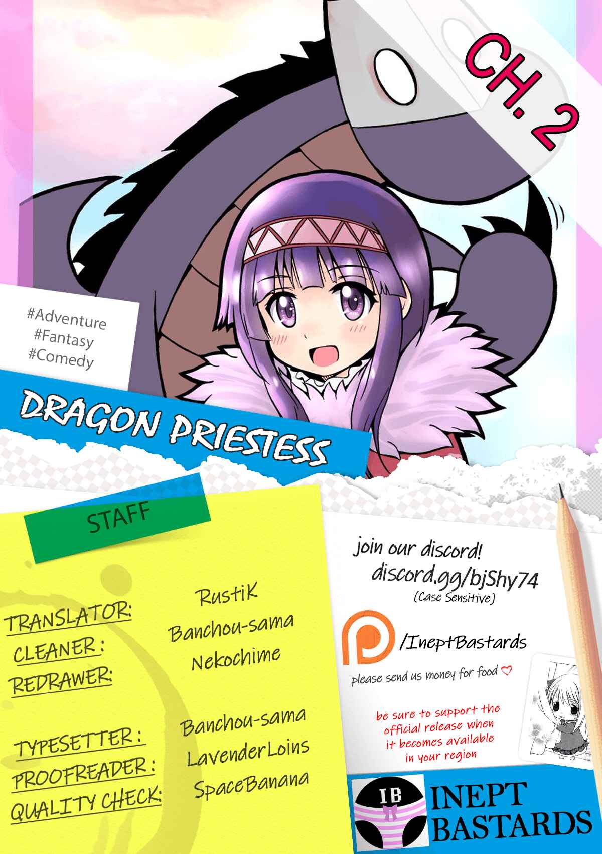 Page 1 Chapter 2 Ryuu to Ryuugoroshi no Miko