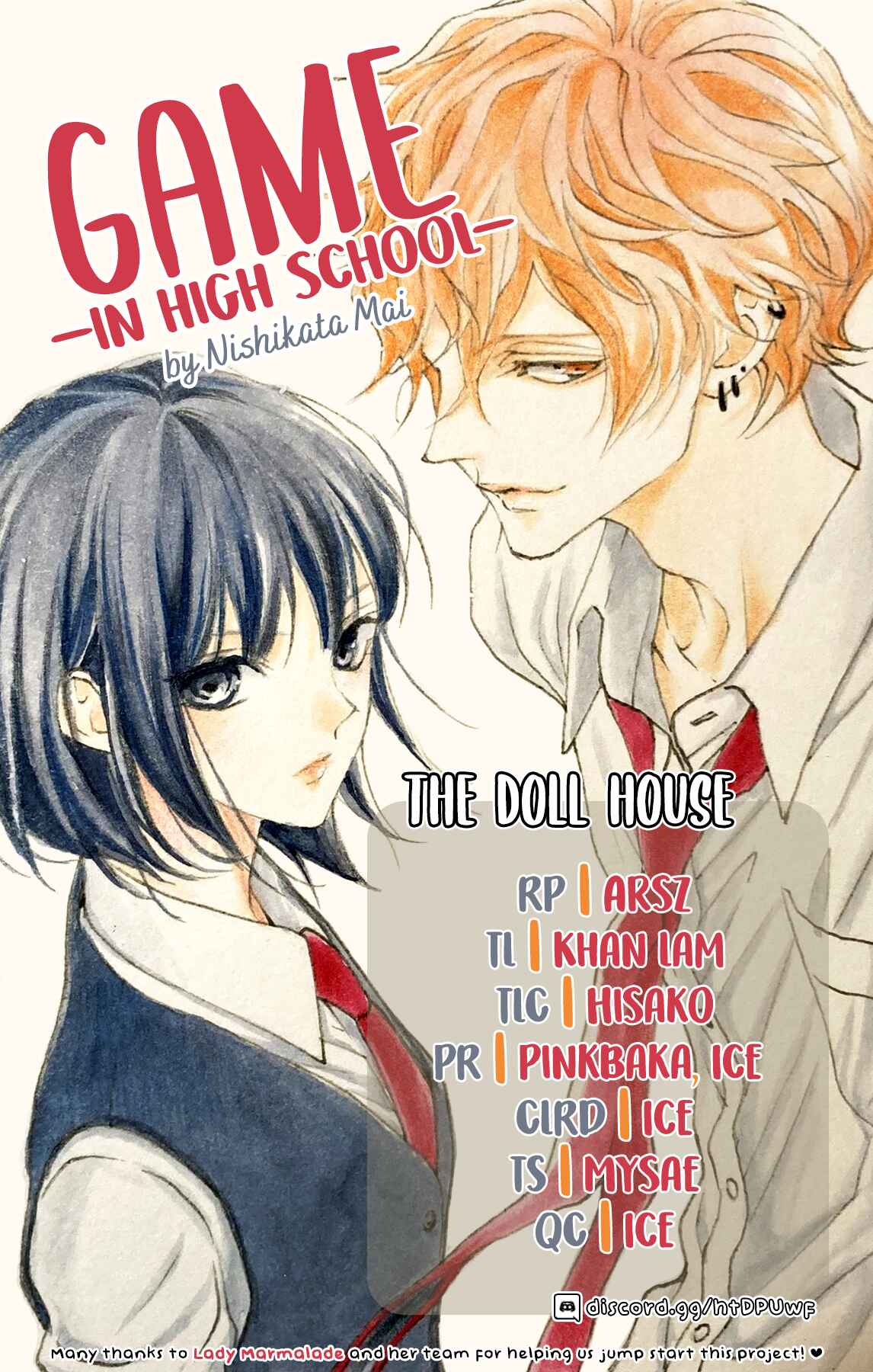 Page 1 Chapter 1 GAME -in High School-