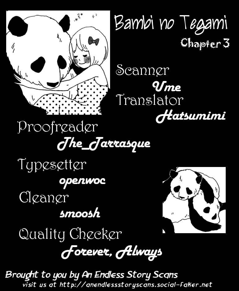 Page 3 Chapter 3 Bambi no Tegami