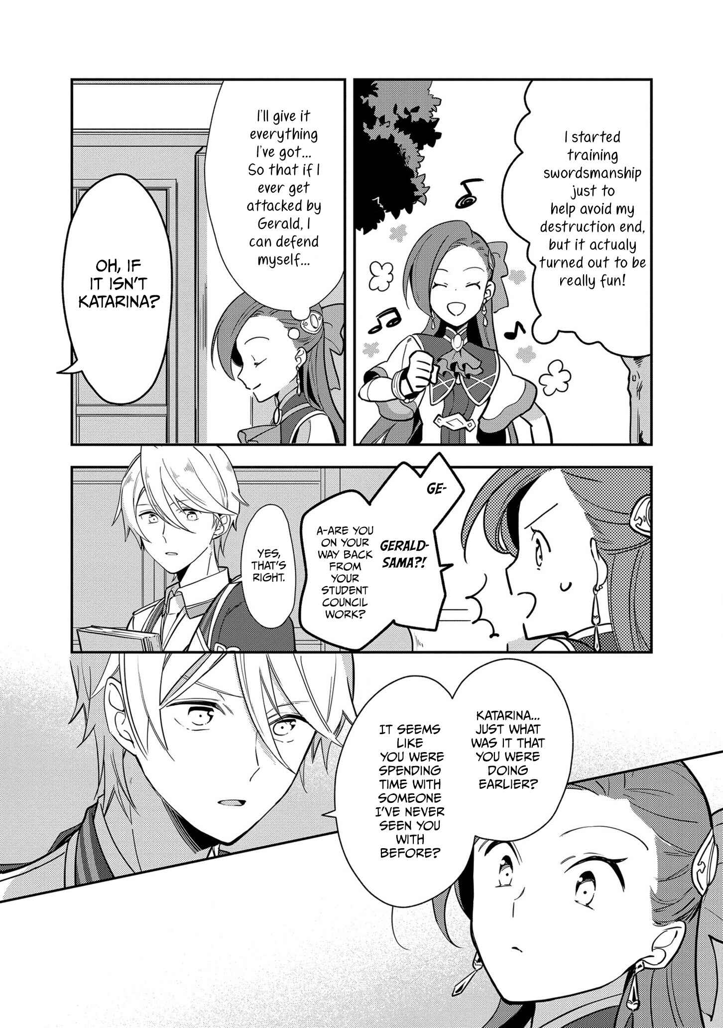 Page 5 Chapter 8 Otome Game no Hametsu Flag shika nai Akuyaku Reijou ni Tensei shite shimatta... Zettai Zetsumei! Hametsu Sunzen Hen