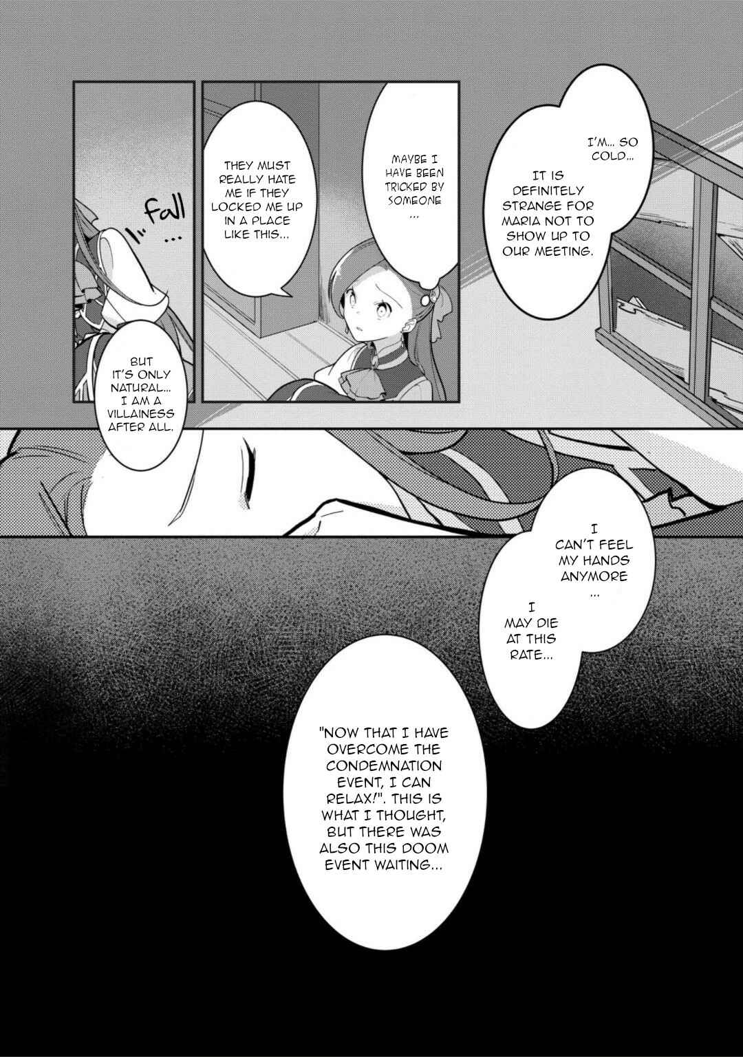 Page 12 Chapter 18 Otome Game no Hametsu Flag shika nai Akuyaku Reijou ni Tensei shite shimatta... Zettai Zetsumei! Hametsu Sunzen Hen
