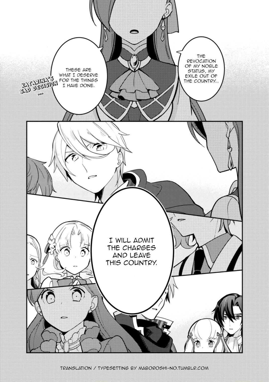 Page 1 Chapter 19 Otome Game no Hametsu Flag shika nai Akuyaku Reijou ni Tensei shite shimatta... Zettai Zetsumei! Hametsu Sunzen Hen