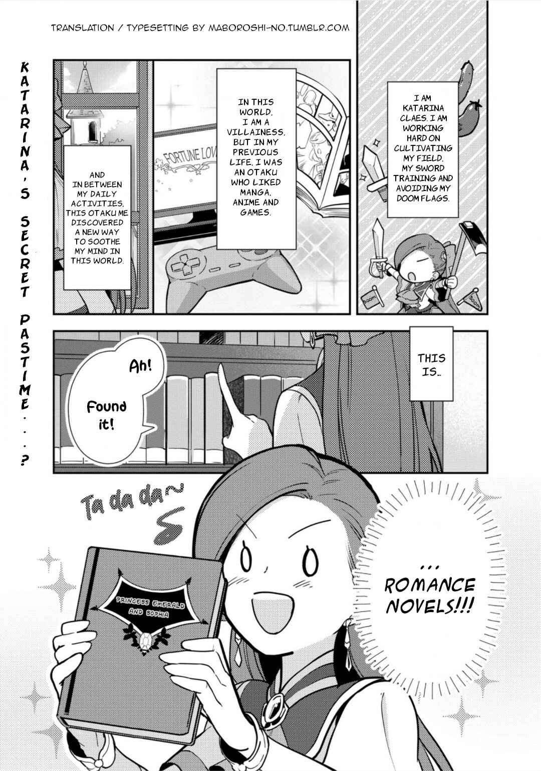 Page 1 Chapter 12 Otome Game no Hametsu Flag shika nai Akuyaku Reijou ni Tensei shite shimatta... Zettai Zetsumei! Hametsu Sunzen Hen