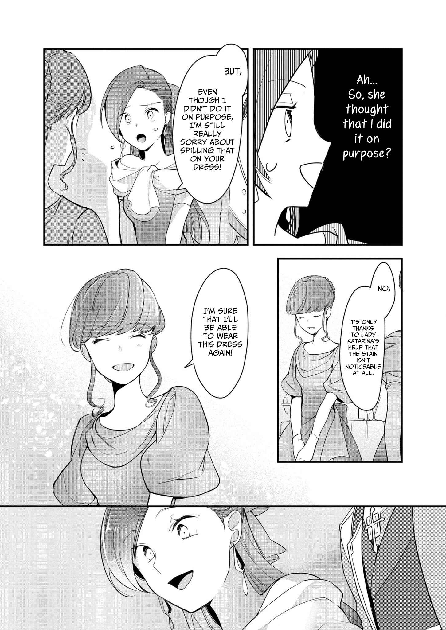 Page 19 Chapter 2 Otome Game no Hametsu Flag shika nai Akuyaku Reijou ni Tensei shite shimatta... Zettai Zetsumei! Hametsu Sunzen Hen