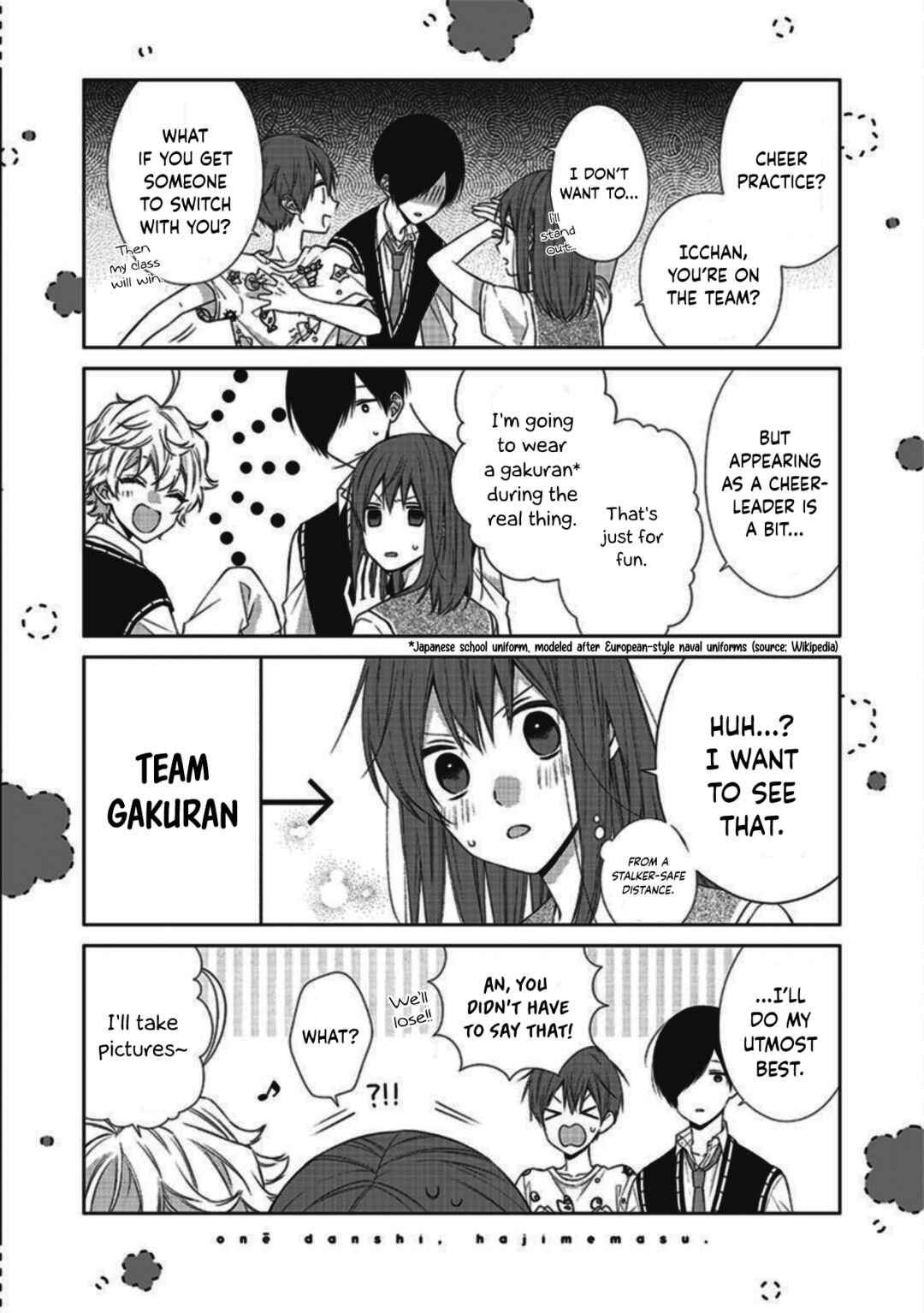 Page 10 Chapter 45.6 Onee Danshi, Hajimemasu.
